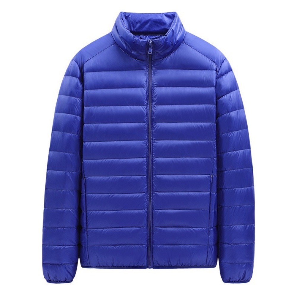 Men's Blue Puffer Jacket